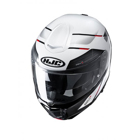 HJC RPHA 90S White Bekavo Motorcycle Helmet at JTS Biker Clothing 