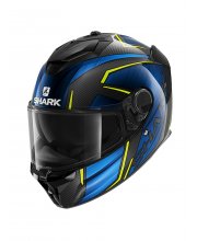 Shark Spartan GT Carbon Kromium Blue Motorcycle Helmet at JTS Biker Clothing 