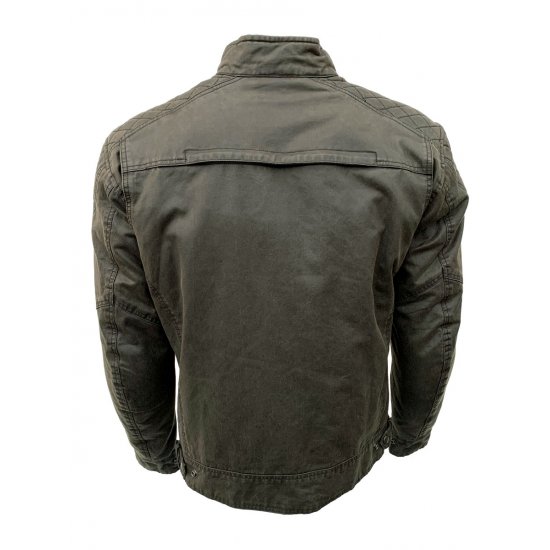 JTS Gunner Wax Cotton Textile Motorcycle Jacket at JTS Biker Clothing