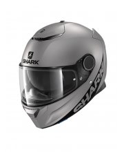 Shark Spartan Blank Motorcycle Helmet Anthracite at JTS Biker Clothing