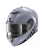 Shark Spartan Blank Motorcycle Helmet Grey at JTS Biker Clothing 