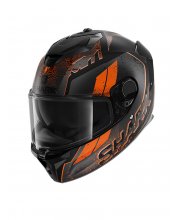 Shark Spartan GT Ryser Motorcycle Helmet Matt Orange at JTS Biker Clothing 