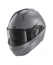 Shark Evo GT Blank Anthracite Motorcycle Helmet at JTS Biker Clothing 
