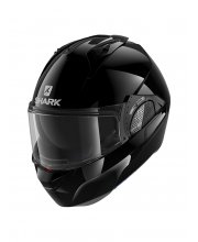 Shark Evo GT Blank Black Motorcycle Helmet at JTS Biker Clothing 