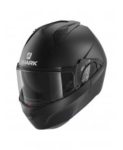 Shark Evo GT Blank Matt Black Motorcycle Helmet at JTS Biker Clothing 