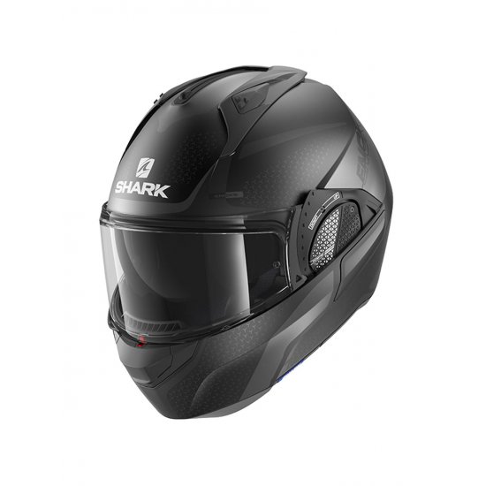 Shark Evo GT Encke Matt Black Motorcycle Helmet at JTS Biker Clothing 