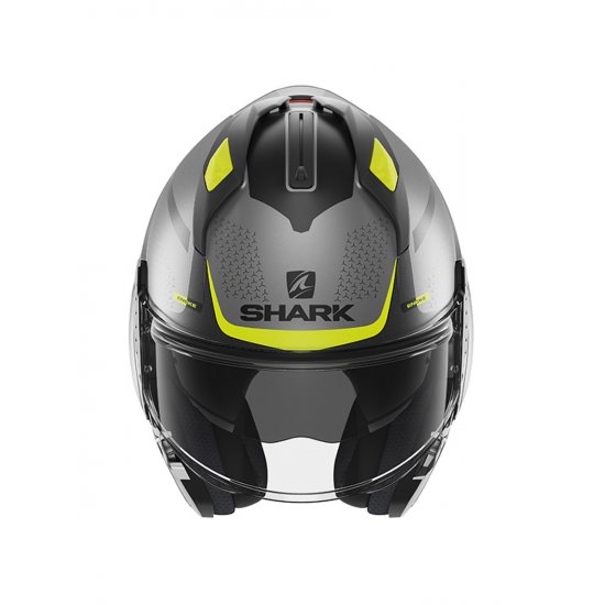 Shark Evo GT Encke Matt Yellow Motorcycle Helmet at JTS Biker Clothing 