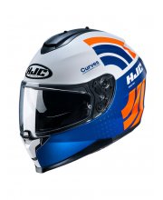 HJC C70 Curves Blue Motorcycle Helmet at JTS Biker Clothing 