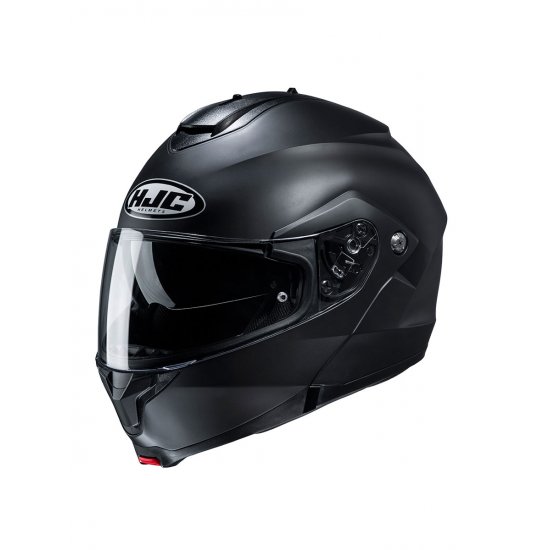 HJC C91 Blank Matt Black Motorcycle Helmet at JTS Biker Clothing 