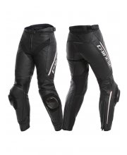 Dainese Delta 3 Ladies Leather Motorcycle Trousers at JTS Biker Clothing