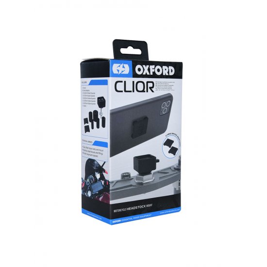Oxford CLIQR Motorcycle Headstock Mount at JTS Biker Clothing