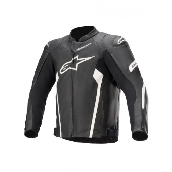 Alpinestars Faster v2 Leather Motorcycle Jacket at JTS Biker Clothing