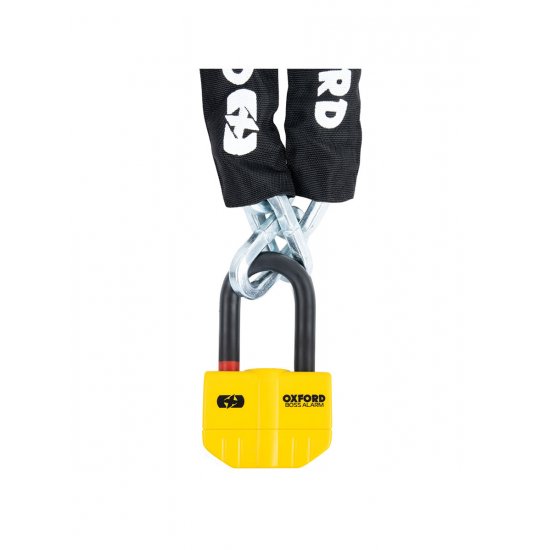 Oxford Boss Alarm 14mm Chain and Lock at JTS Biker Clothing