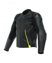Dainese VR46 Curb Leather Motorcycle Jacket at JTS Biker Clothing