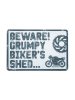 Oxford Garage Metal Sign: BEWARE at JTS Biker Clothing