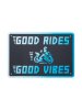 Oxford Garage Metal Sign: GOOD VIBES at JTS Biker Clothing