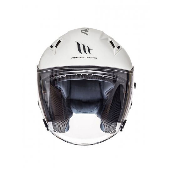 MT Avenue Blank Motorcycle Helmet at JTS Biker Clothing
