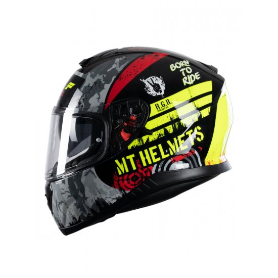 MT Thunder 3 Sniper Motorcycle Helmet at JTS Biker Clothing