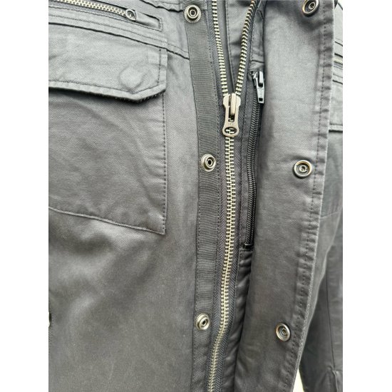 JTS Gunner 2 Wax Cotton Motorcycle Jacket at JTS Biker Clothing