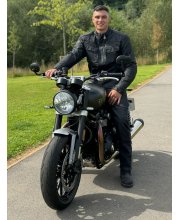 JTS Gunner 2 Wax Cotton Motorcycle Jacket at JTS Biker Clothing