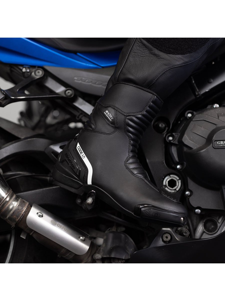 Oxford Code Oxford Code 1.0 Mid Dry2Dry Motorcycle Boots - FREE UK DELIVERY ...
