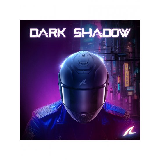 Shark Spartan RS Dark Shadow Motorcycle Helmet at JTS Biker Clothing