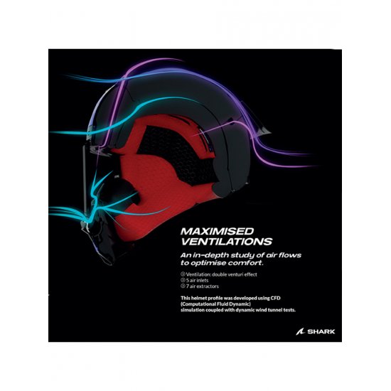 Shark Aeron-GP Replica Fernandez Motorcycle Helmet at JTS Biker Clothing