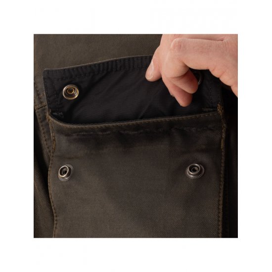 Oxford Sterling Dry2Dry Wax Cotton Textile Motorcycle Jacket at JTS Biker Clothing