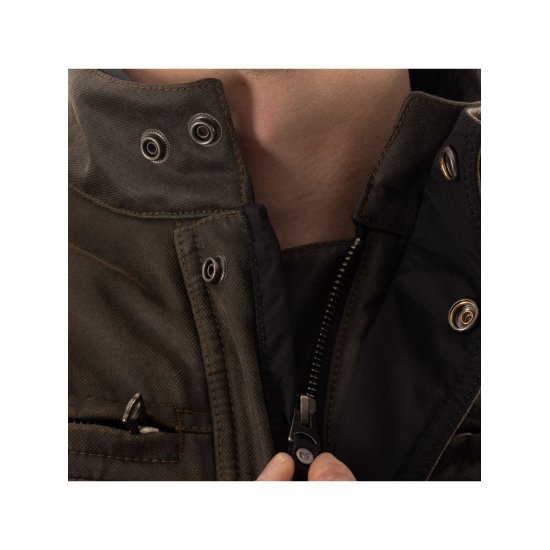Oxford Sterling Dry2Dry Wax Cotton Textile Motorcycle Jacket at JTS Biker Clothing