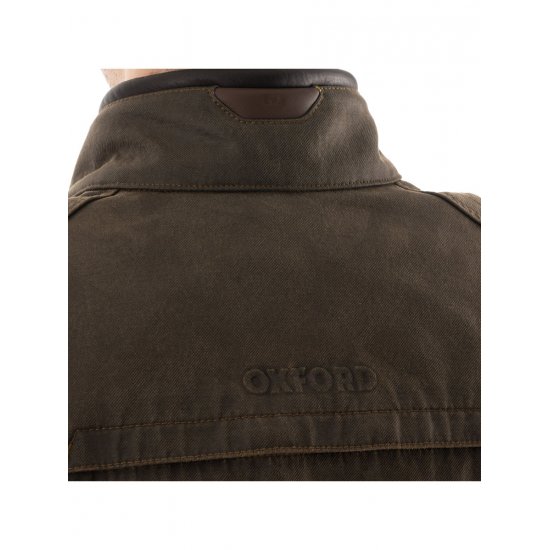 Oxford Sterling Dry2Dry Wax Cotton Textile Motorcycle Jacket at JTS Biker Clothing