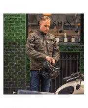 Oxford Sterling Dry2Dry Wax Cotton Textile Motorcycle Jacket at JTS Biker Clothing