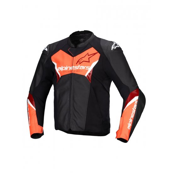 Alpinestars Faster V3 Leather Motorcycle Jacket at JTS Biker Clothing