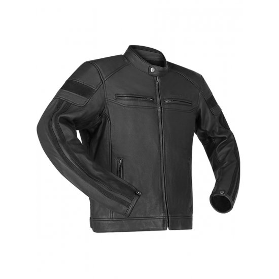 Richa Retro Racing Black Edition Leather Motorcycle Jacket at JTS Biker Clothing