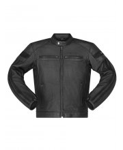 Richa Retro Racing Black Edition Leather Motorcycle Jacket at JTS Biker Clothing