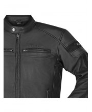 Richa Retro Racing Black Edition Leather Motorcycle Jacket at JTS Biker Clothing