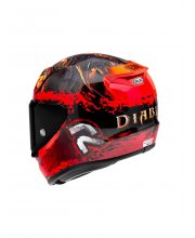 HJC RPHA 12 Diablo Blizzard Motorcycle Helmet at JTS Biker Clothing