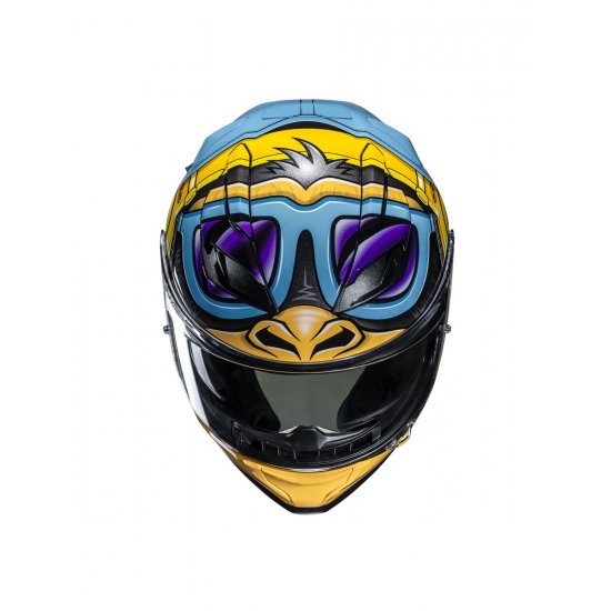 HJC F71 Monkey DJ Motorcycle Helmet at JTS Biker Clothing