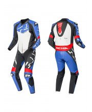 Blue/White/Red Richa Stradale 1 Piece Leather Motorcycle Suit at JTS Biker Clothing