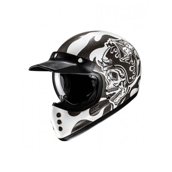HJC V60 Flame Motorcycle Helmet at JTS Biker Clothing