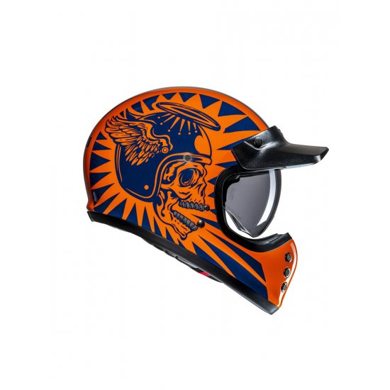 HJC V60 Flame Motorcycle Helmet at JTS Biker Clothing