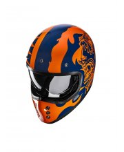 HJC V60 Flame Motorcycle Helmet at JTS Biker Clothing