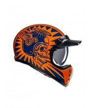 HJC V60 Flame Motorcycle Helmet at JTS Biker Clothing