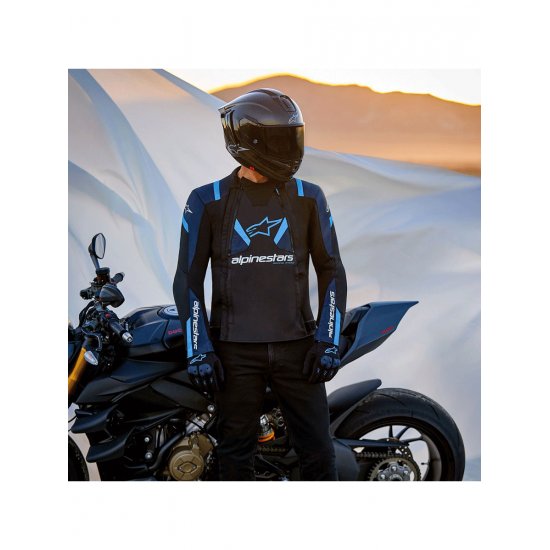 Alpinestars T-Stunt Air Textile Motorcycle Jacket at JTS Biker Clothing
