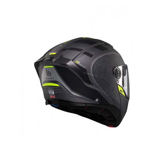 MT Atom 2 Destiny Motorcycle Helmet at JTS Biker Clothing
