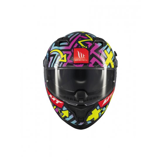 MT Braker Crazy Teddy Motorcycle Helmet at JTS Biker Clothing