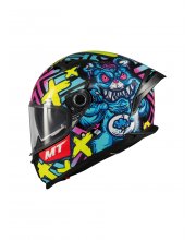 MT Braker Crazy Teddy Motorcycle Helmet at JTS Biker Clothing