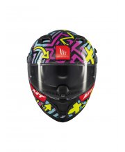 MT Braker Crazy Teddy Motorcycle Helmet at JTS Biker Clothing