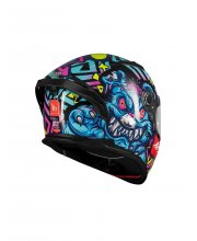 MT Braker Crazy Teddy Motorcycle Helmet at JTS Biker Clothing