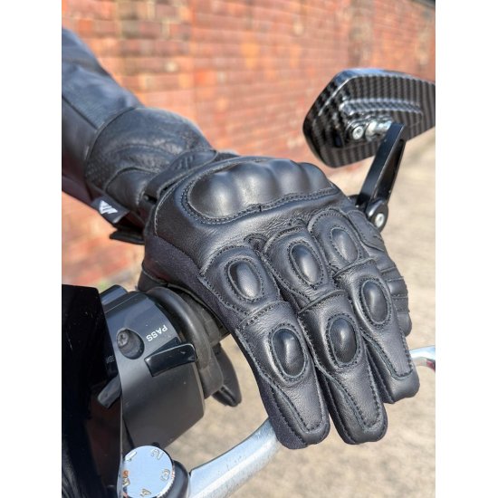 JTS Cobra Leather Motorcycle Glove at JTS Biker Clothing