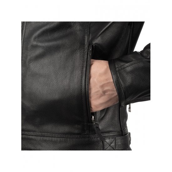 Oxford Walton 2.0 Leather Motorcycle Jacket at JTS Biker Clothing